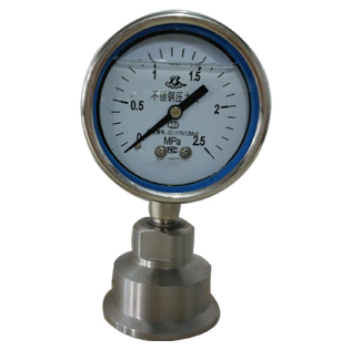 Y-60B-FZ衛生(shēng)型隔膜(mó)耐震壓(ya)力表