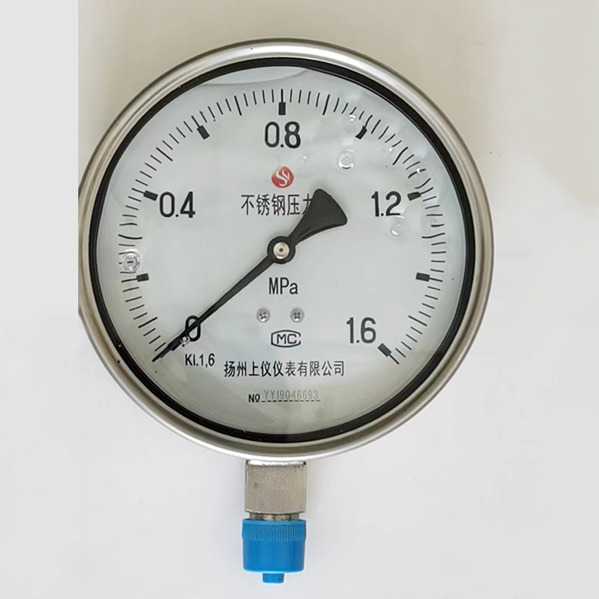 YN-150B不鏽鋼耐(nài)震壓力表